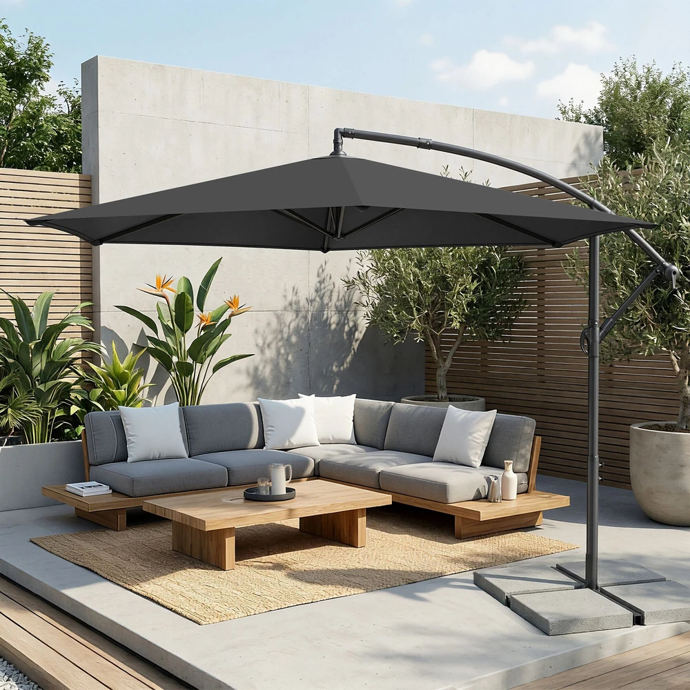 Songmics Skėtis 350 cm