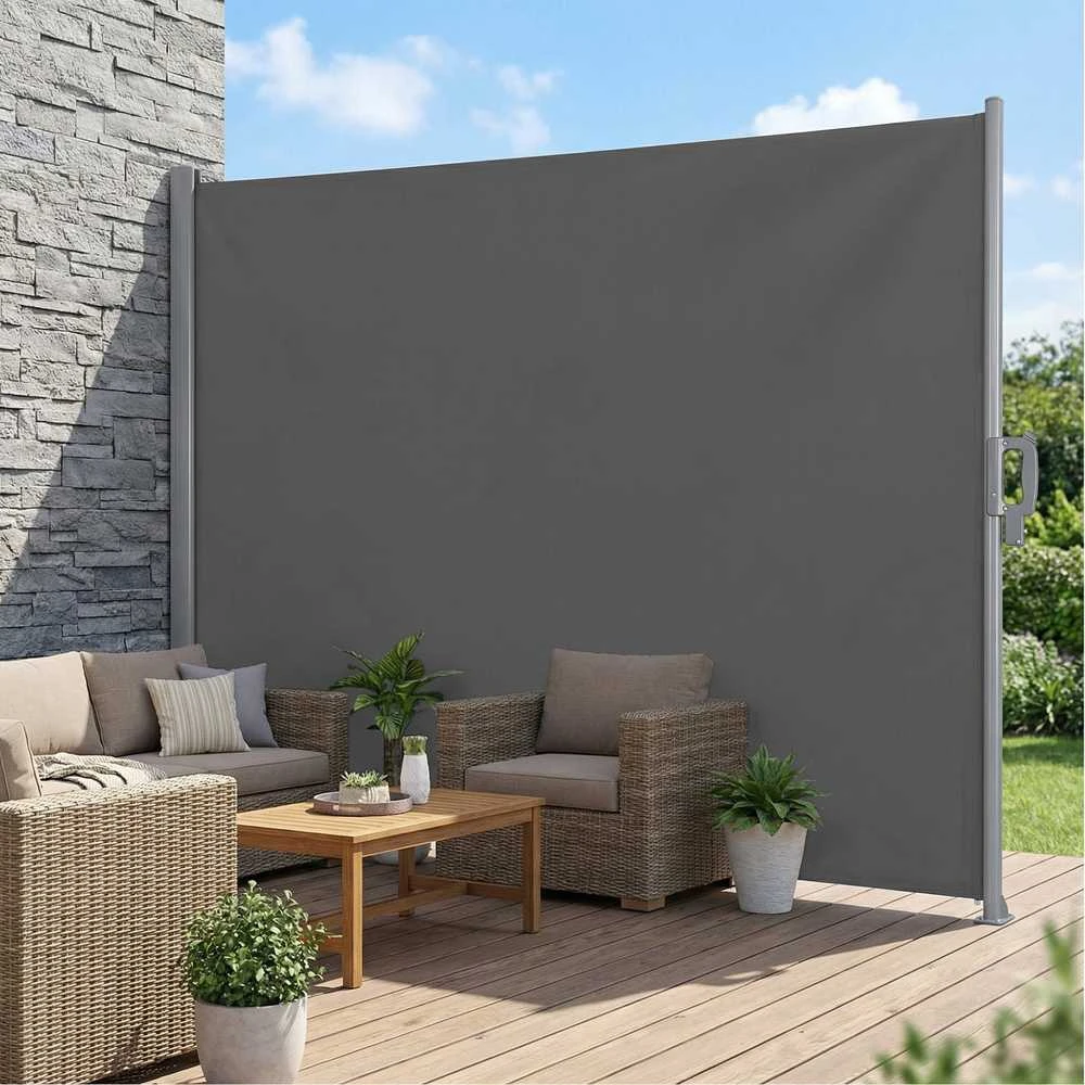 Songmics Šoninė markizė 180 × 400 cm