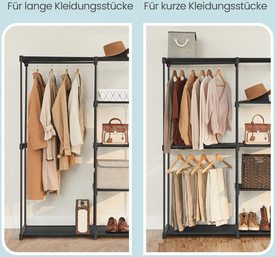 Songmics Drabužių spinta 112 x 43 x 165 cm