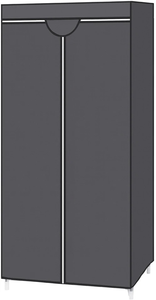Songmics Audinio spinta su drabužių kabykla 75 x 45 x 160 cm