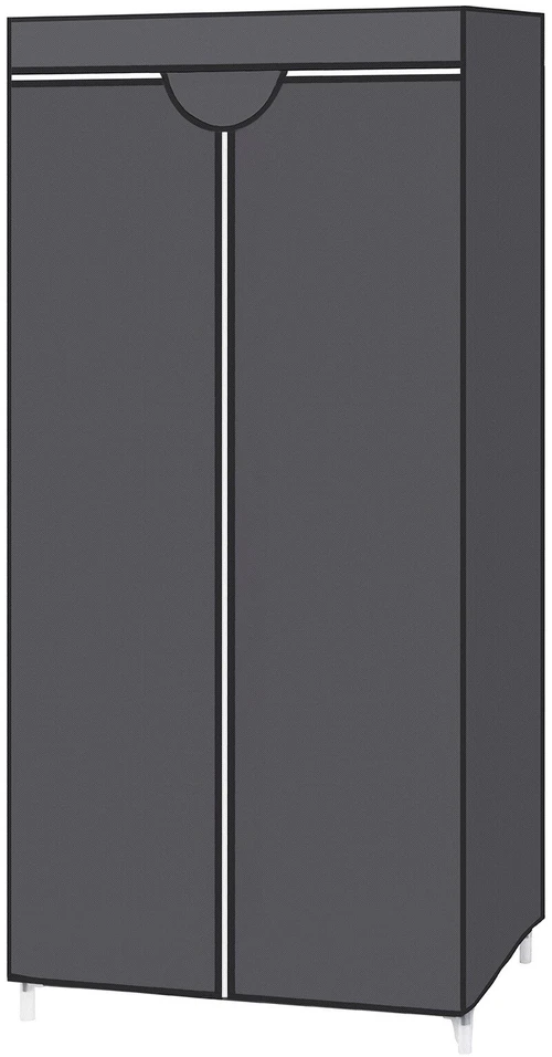 Songmics Audinio spinta su drabužių kabykla 75 x 45 x 160 cm