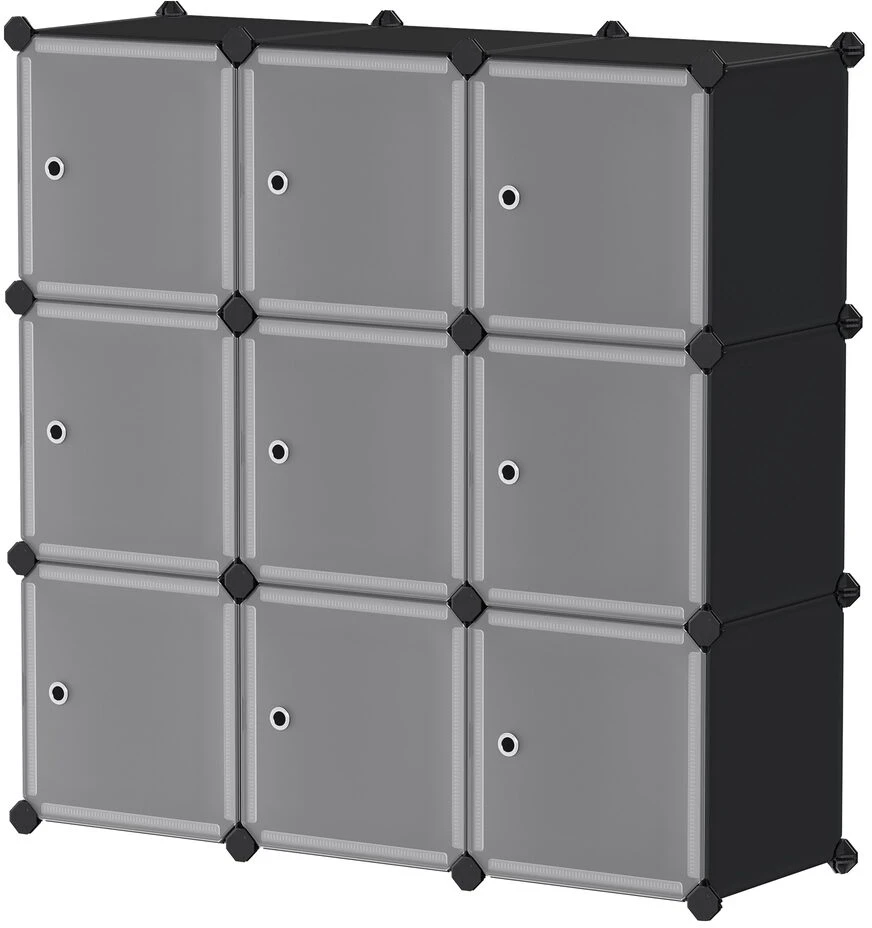 Songmics Spintelė 93 x 31 x 93 cm 9 skyreliai