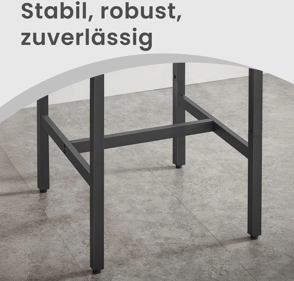 Songmics VASAGLE baro stalas, virtuvės stalas, stovas