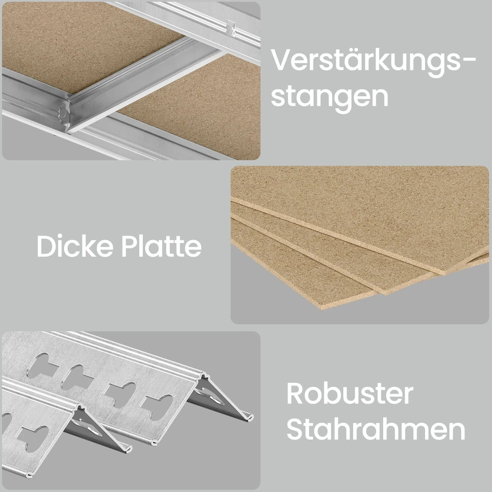 Songmics Lentyna 40 x 90 x 180 cm 2 vnt.
