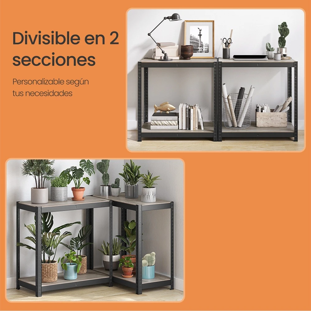 Songmics Stovinti lentyna 40 x 80 x 160 cm su 4 reguliuojamomis lentynomis