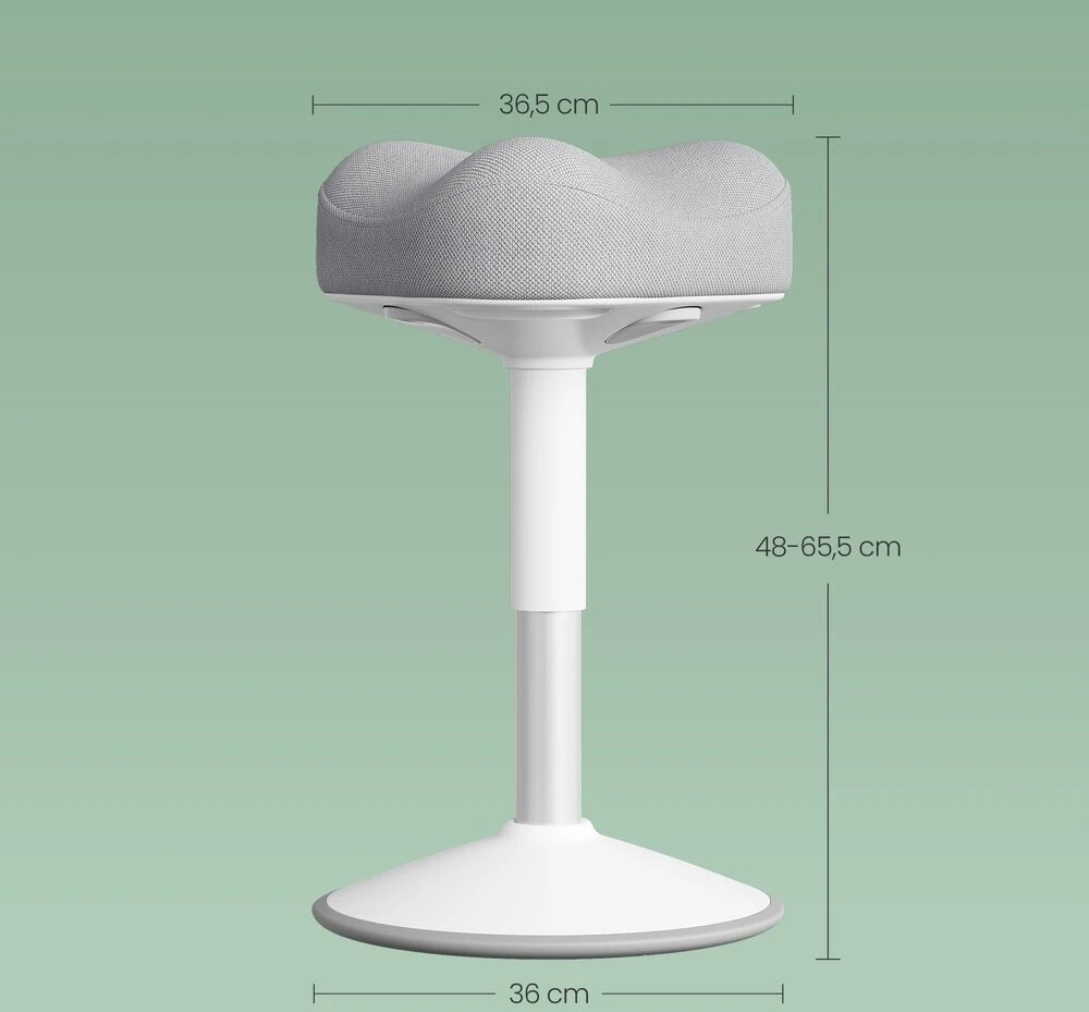 Songmics Darbo kėdė 36 × 36,5 × (48–65,5) cm