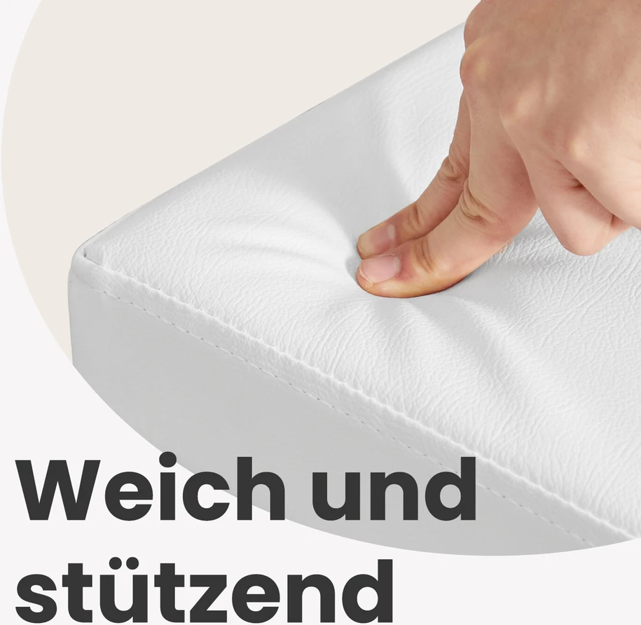 Songmics Pufas su daiktadėže, 110x38x38 cm, 300 kg talpa