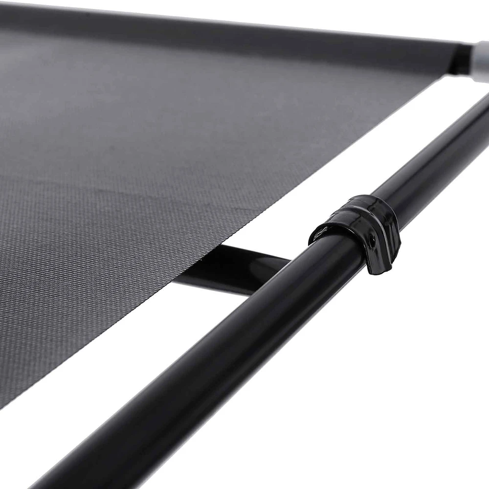 Songmics Medžiaginė spinta 160 x 75 cm juoda
