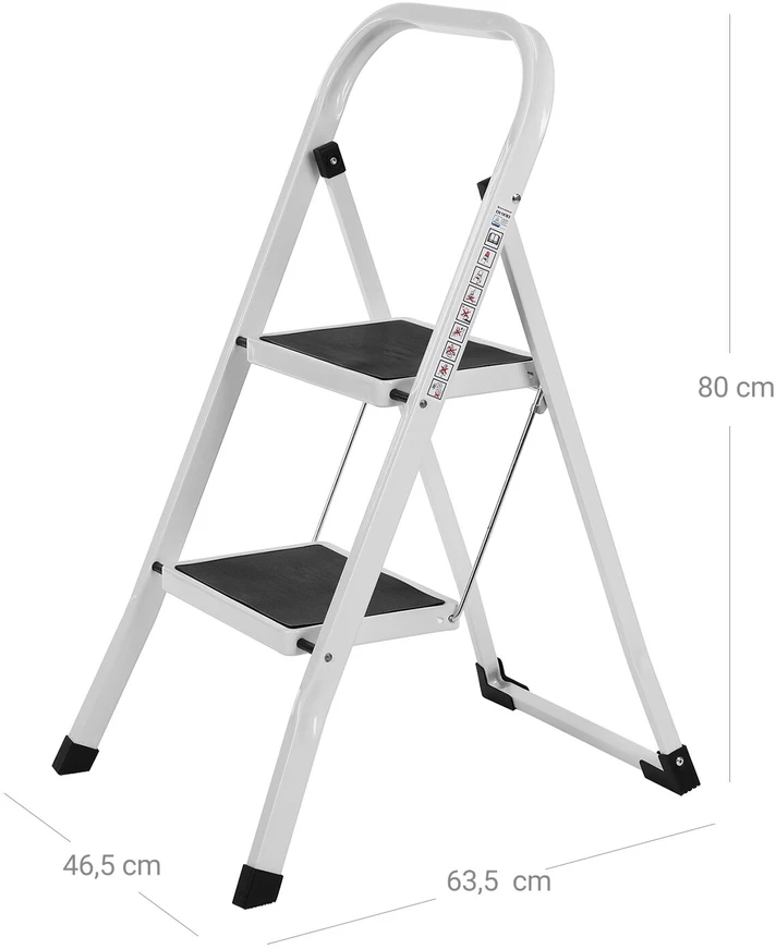Songmics 2 pakopų kopėčios