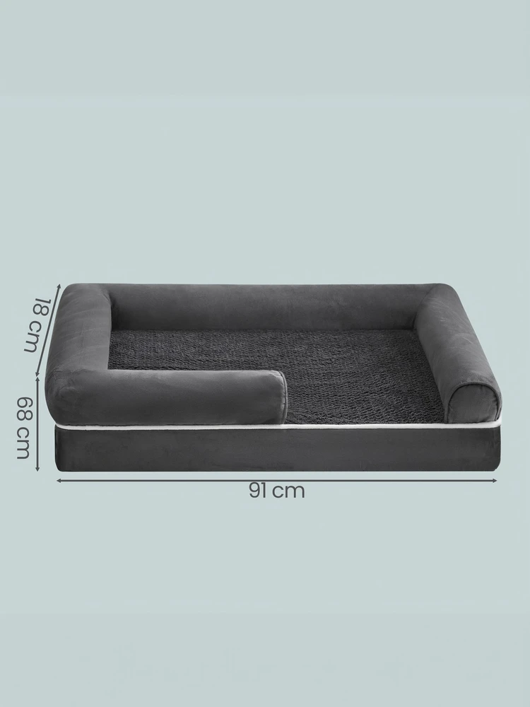 Songmics Šunų guolis 91 x 63 x 18 cm