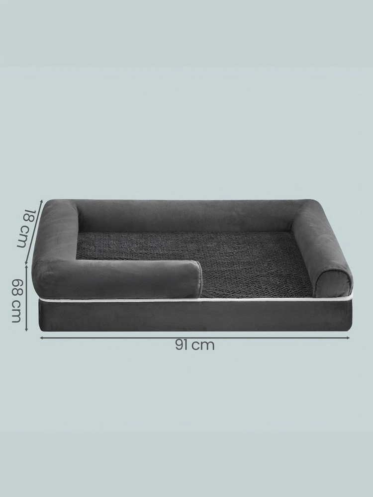 Songmics Šunų guolis 91 x 63 x 18 cm