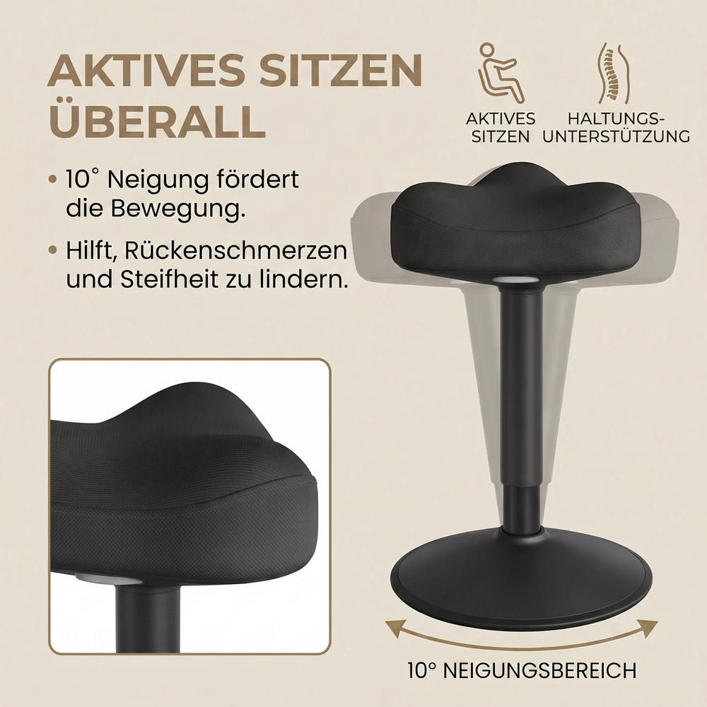 Songmics Kėdė su pasukama sėdyne