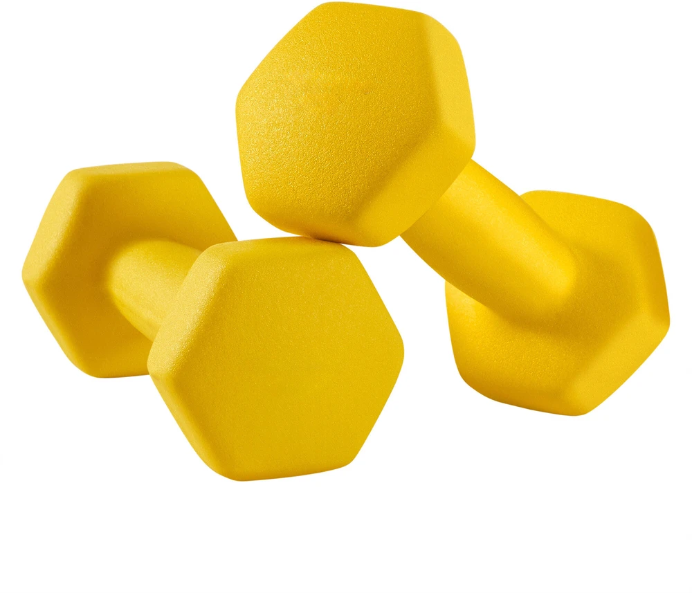 SONGMICS hanteliai, 2 vnt. rinkinys, 2 x 1kg