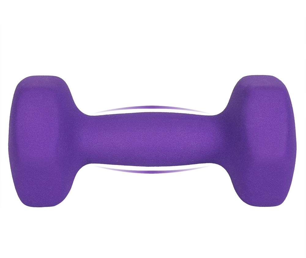 Songmics Hantelių rinkinys 2 x 2kg violetinės spalvos