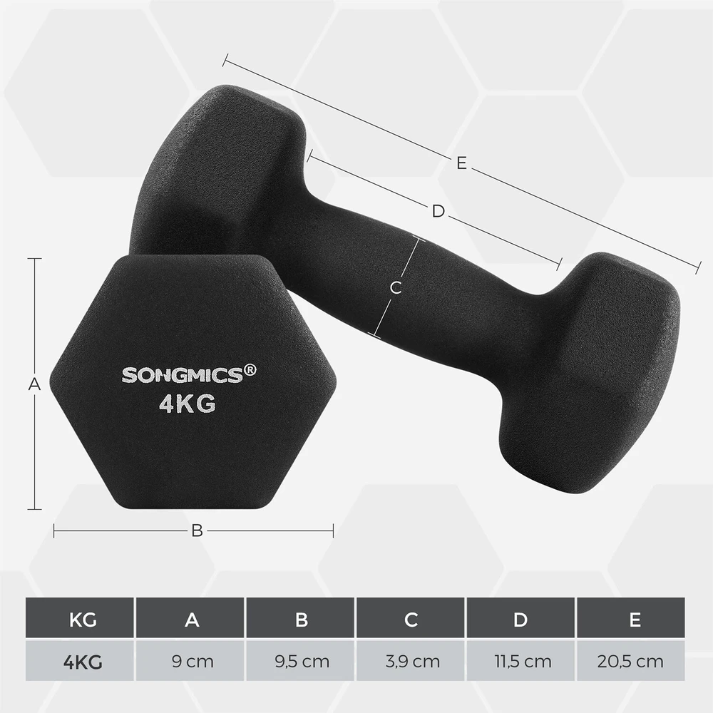 Songmics Svarmenys, 20.5x9.5x9 cm, Juoda