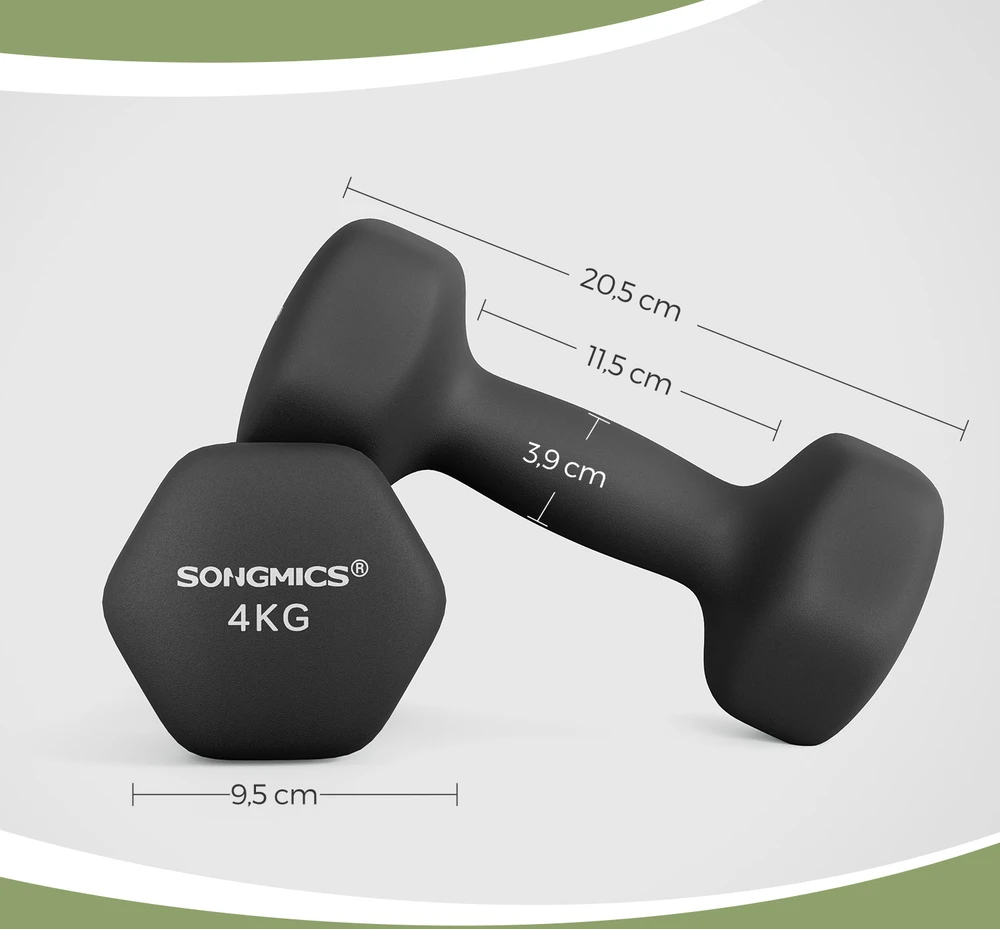 Songmics Svarmenys, 20.5x9.5x9 cm, Juoda