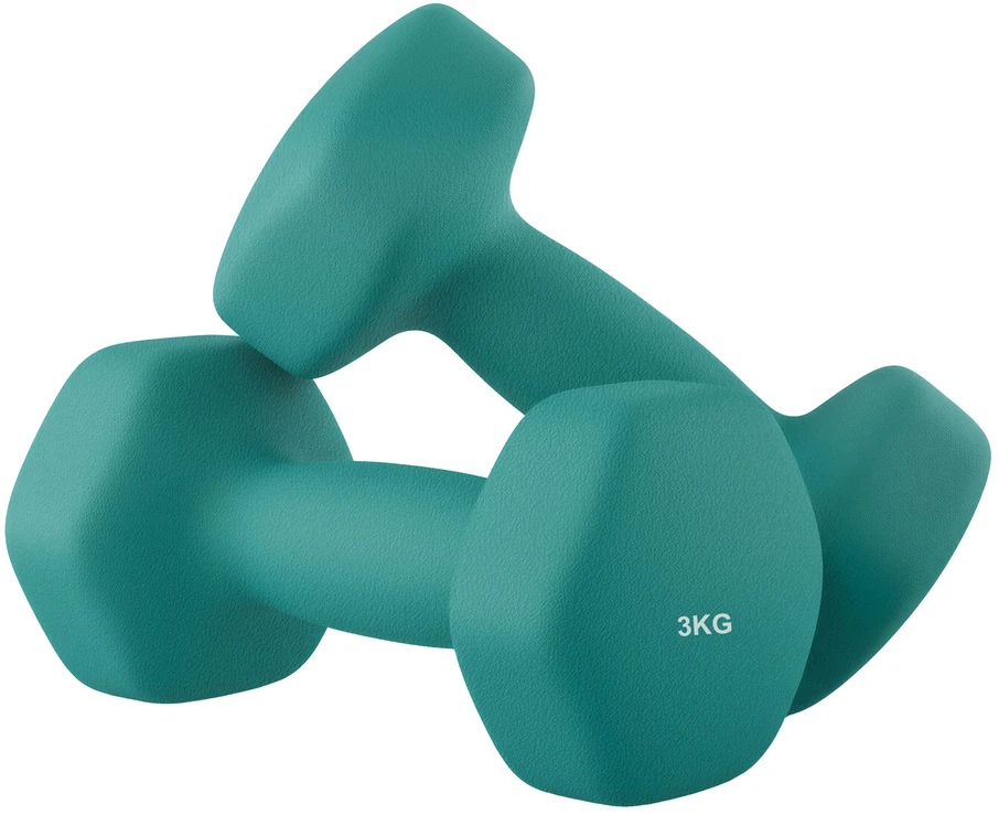 SONGMICS hanteliai, 2 vnt. rinkinys, 2 x 3kg