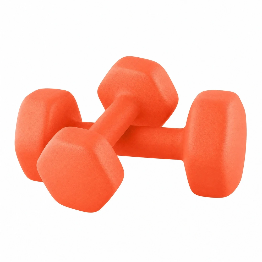 SONGMICS hanteliai, 2 vnt. rinkinys, 2 x 3kg