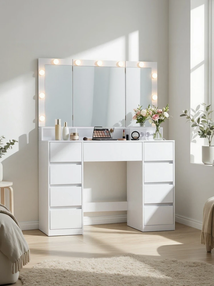 Songmics Kosmetinis stalas 40 × 107 × 144 cm