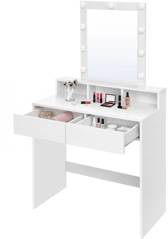 Songmics Kosmetinis stalas 80 × 40 × 145 cm