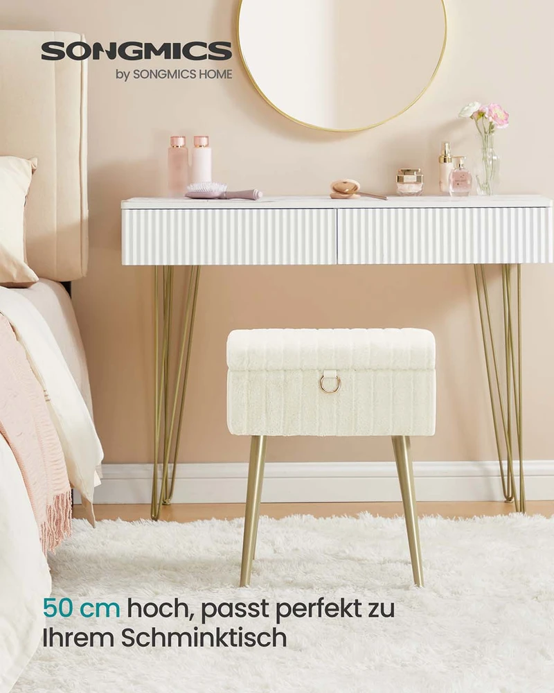 Home Styling Collection Kėdė su dėže ir paminkštinimu