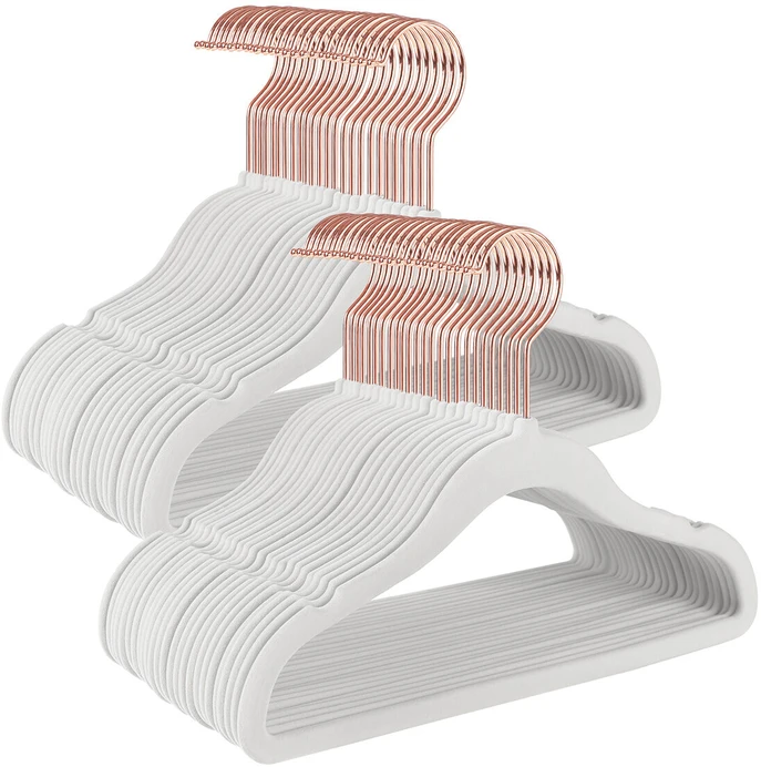 Songmics Vaikiškas drabužių pakaba, 30x0.5x20.5 cm, balta