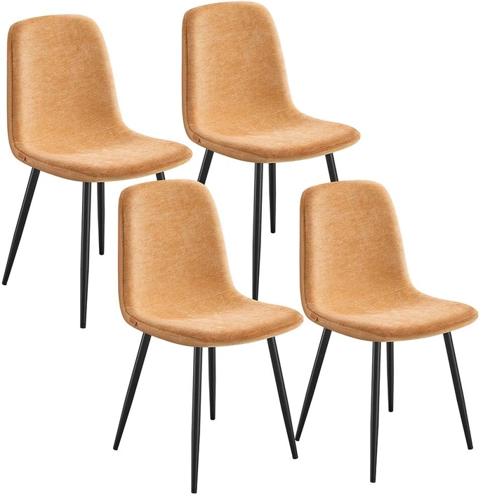 Songmics Valgomojo kėdžių komplektas, 4 vnt.