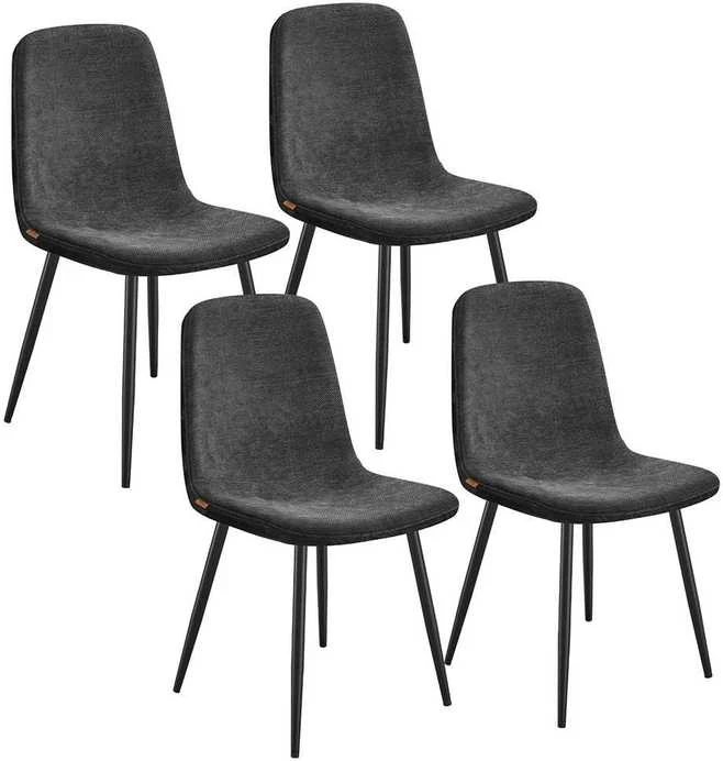 Songmics Valgomojo kėdės 4 vnt. komplektas