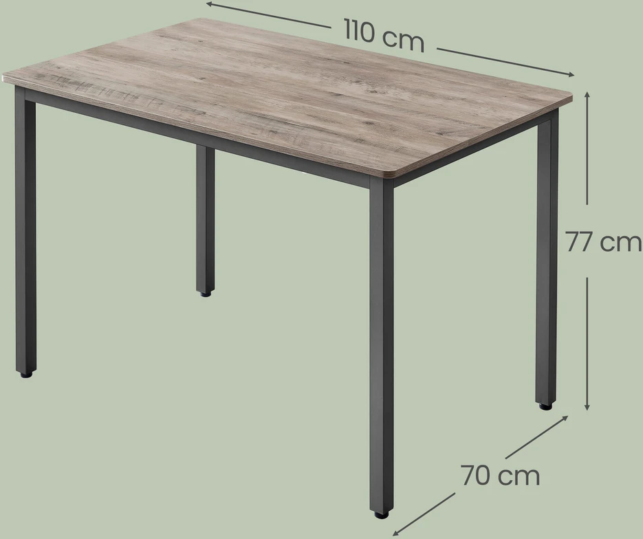 Songmics Valgomasis stalas 70 x 110 x 77 cm
