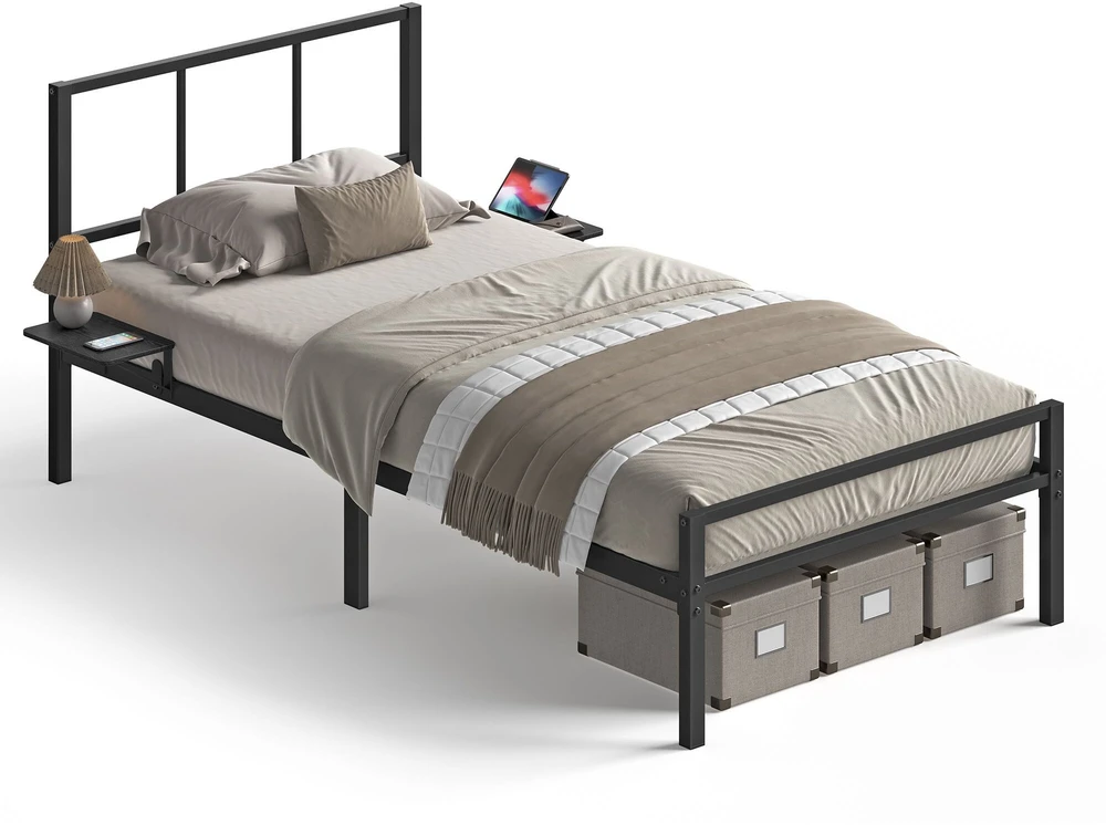 Lova Songmics Lovos rėmas 90 x 190 cm