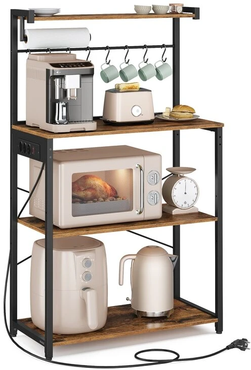 Songmics Virtuvės spintelė 40 × 80 × 140 cm