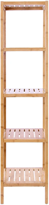 Songmics Bambukas 5 lentynos 33 x 33 x 146 cm siauras