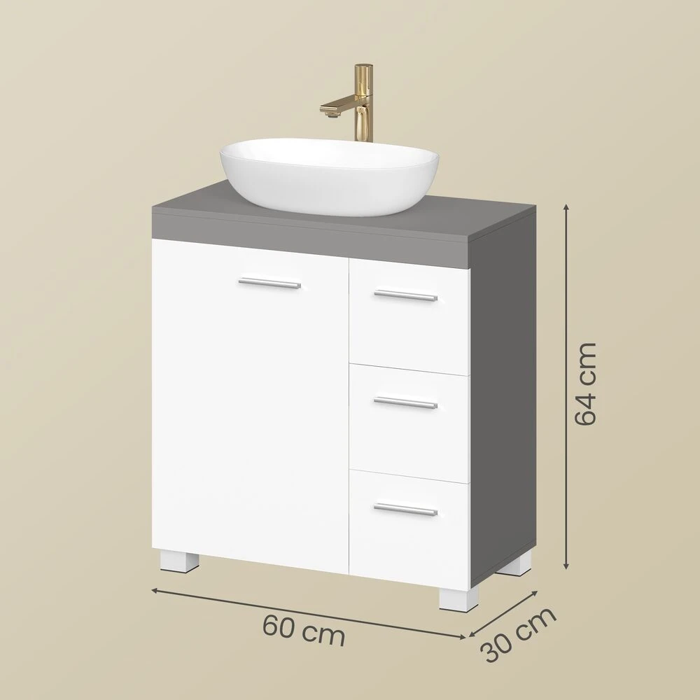 Songmics Vonios spintelė 30 x 60 x 64 cm