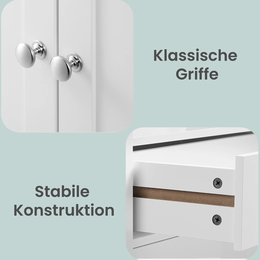 Songmics Vonios spintelė VASAGLE MDF 60x32,5x154 cm