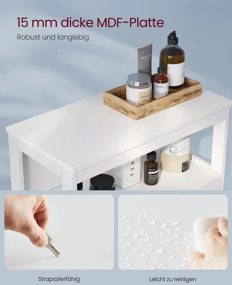Songmics Vasagle Badezimmerschrank mit offenem Fach