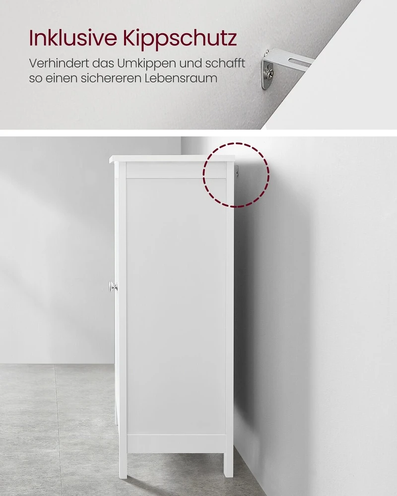 Songmics Leobert Szafka Łazienkowa - BCB60W