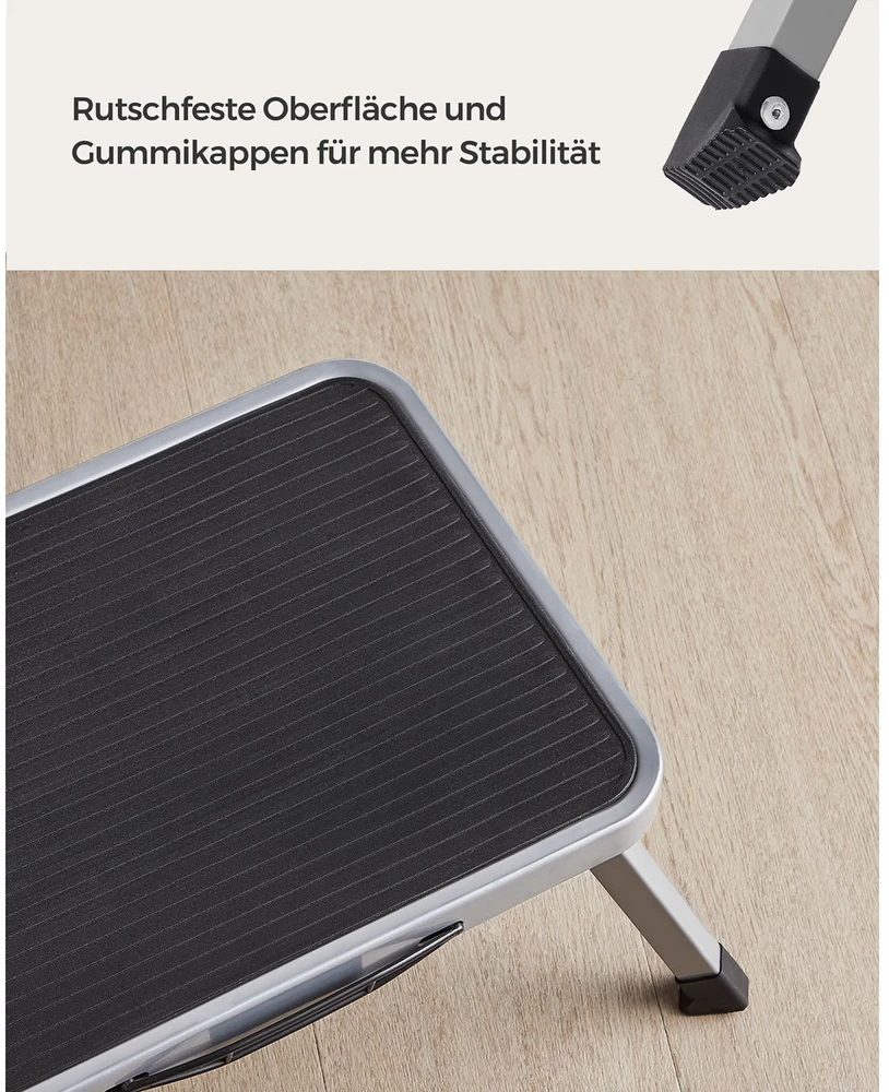Songmics Vienpakopės plieninės kopėčios
