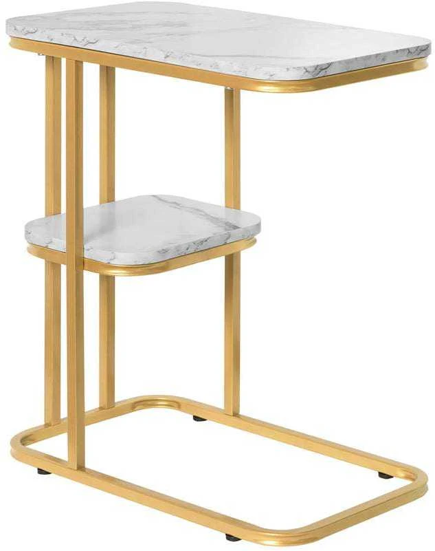SoBuy, šoninis staliukas, kavos staliukas, kavinės staliukas, staliukas nešiojamam kompiuteriui, FBT110-G