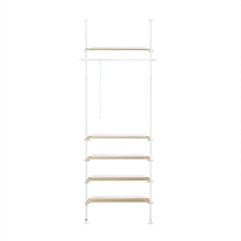 Spintelės sistema, SoBuy KLS15-WN, 97x24x262 cm