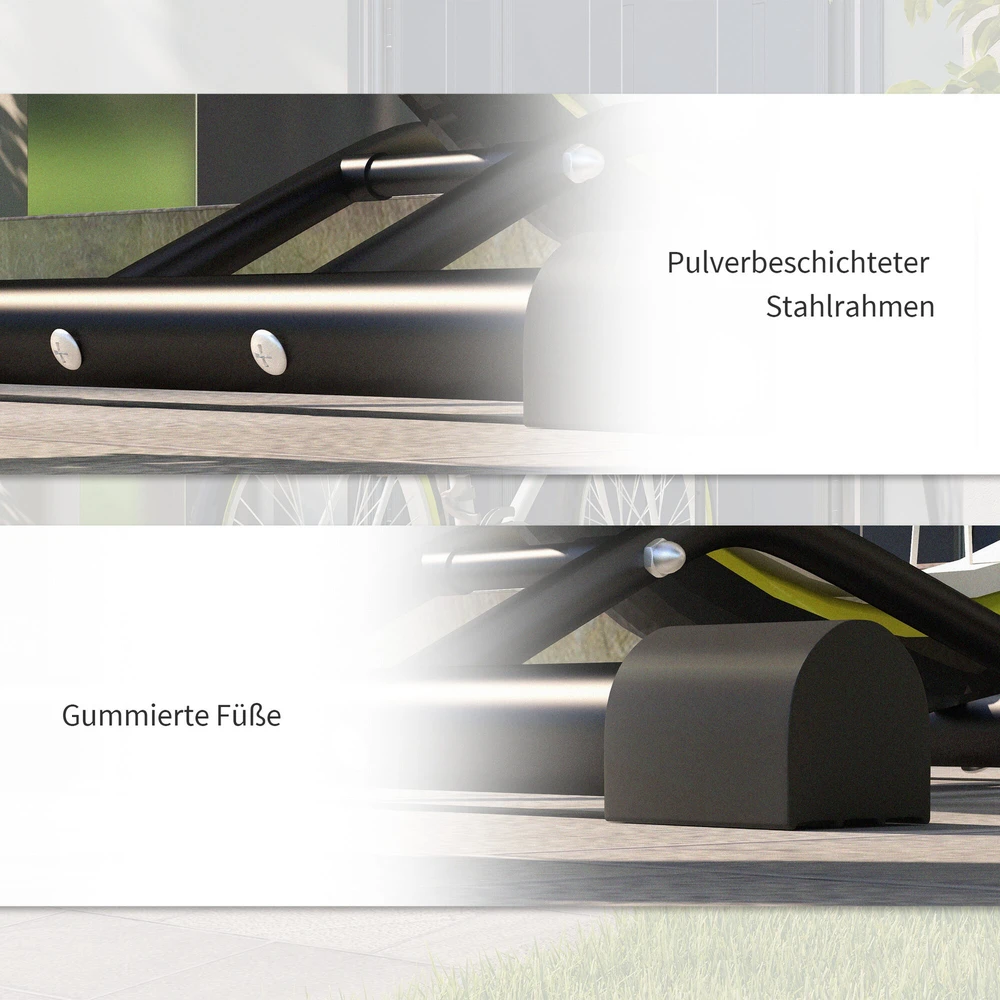 SPORTNOW dviračių stovas vertikalus ir horizontalus radikaliai reguliuojamas stovas 6"-28" ir 700c dviračiams 45 x 44 x 118 cm, metalinis juodas | Aosom
