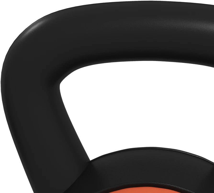 Sportnow HOMCOM virdulys (kettlebell), 2,2kg, 4,5kg, 6,8kg, 3 dalių rinkinys gimnastikai, jėgos treniruotėms, juodas