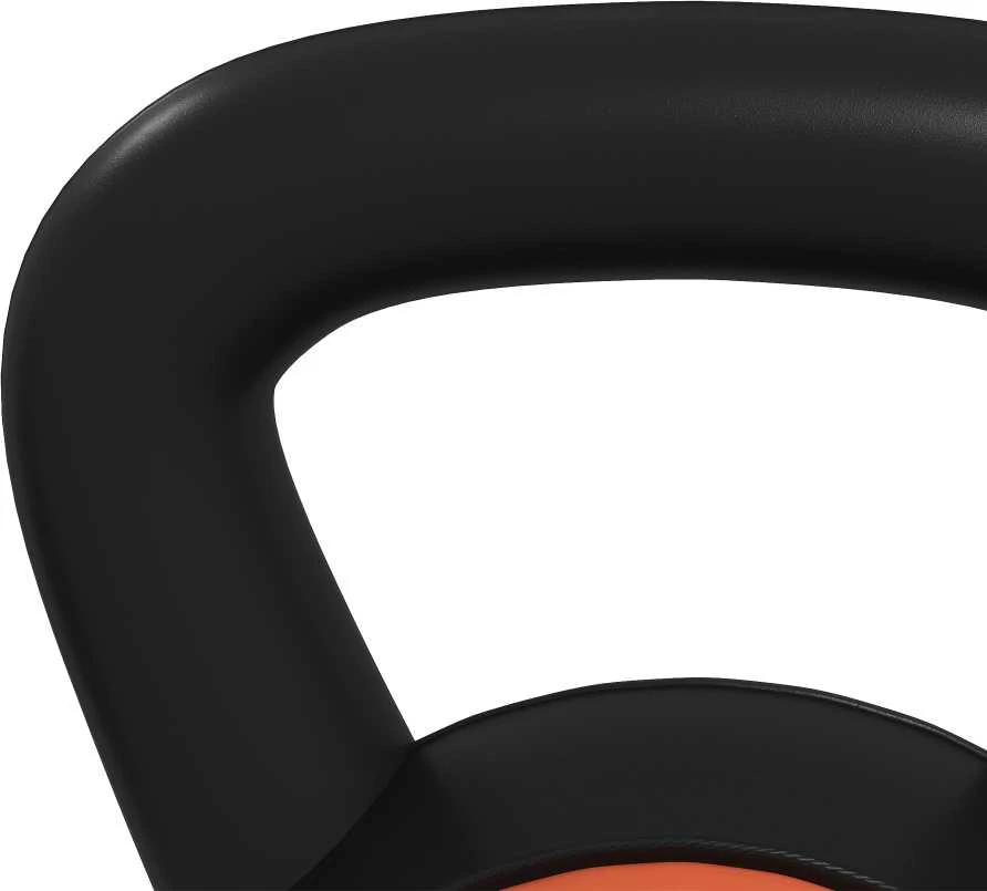 Sportnow HOMCOM virdulys (kettlebell), 2,2kg, 4,5kg, 6,8kg, 3 dalių rinkinys gimnastikai, jėgos treniruotėms, juodas