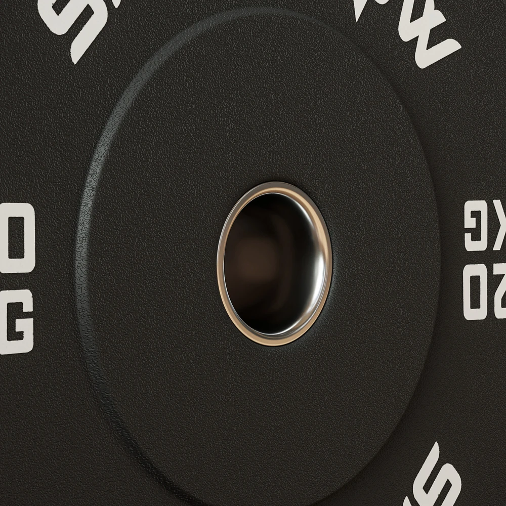SPORTNOW 2 vienetų hantelių svorių rinkinys, 2 x 20 kg svoriai, svorių diskų rinkinys, svorių diskai 5 cm hantelių strypui, Ø 50 mm anga, juodi