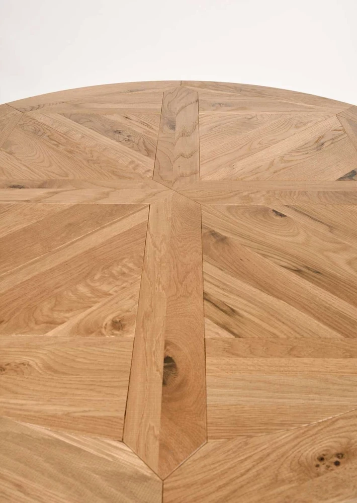 Stalas, Indus, 125 cm, Natūralus ąžuolas