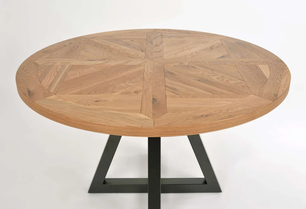 Stalas, Indus, 125 cm, Natūralus ąžuolas