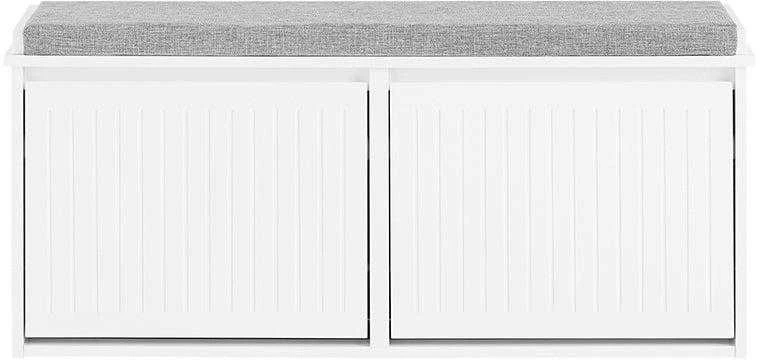 Sobuy Suoliukas su pagalvėle, batų dėžė suolo tipo, FSR98-XL-W