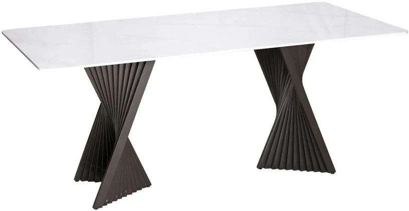 Stalas, Modig, 180 cm, Baltas