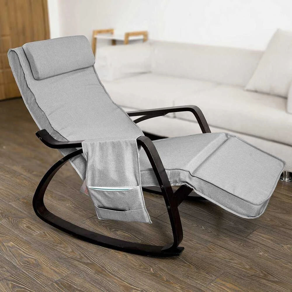 SoBuy supamasis fotelis su kojų atrama FST20-HG