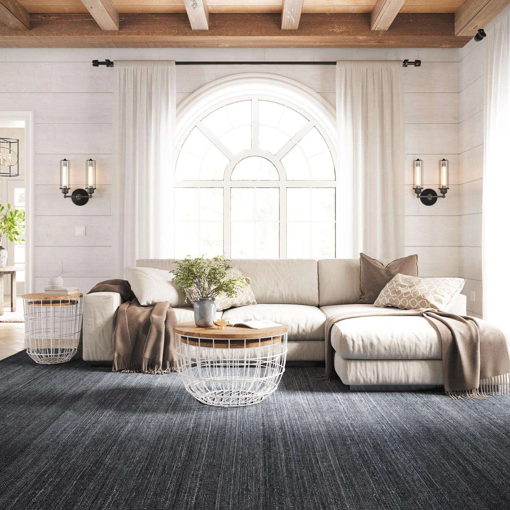 Stalo rinkinys, Avola, 66x66x40.5 cm, 76x76x48.5 cm, Baltas