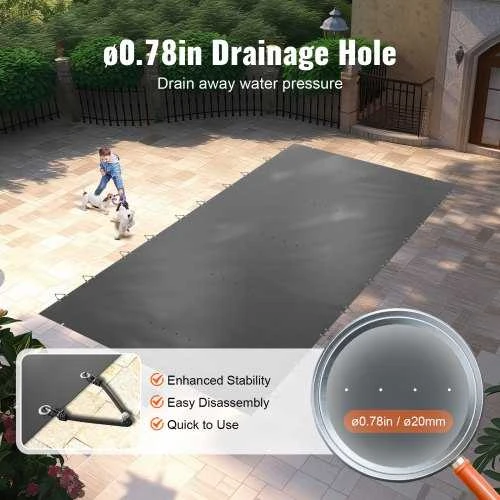VEVOR Baseino apsauginis dangtis 11.5x19.6 ft